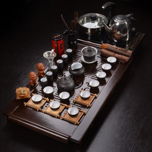 厂家直销 精品佳昌汝窑茶具 整套功夫茶具 正品开片汝瓷茶具